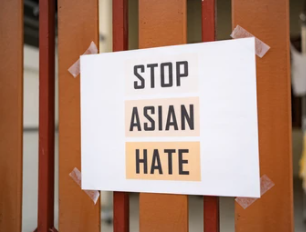 Sign that reads STOP ASIAN HATE