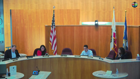 a city council meeting