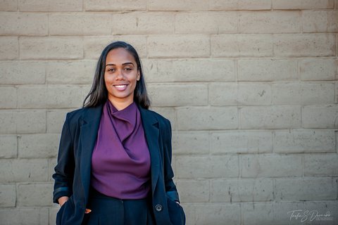 a young black woman