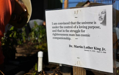 "I am convinced that the universe is under the control of a loving purpose, and that in the struggle for righteousness man has cosmic companionship." Dr. Martin Luther King Jr. January 15, 1929 - April 4, 1968.