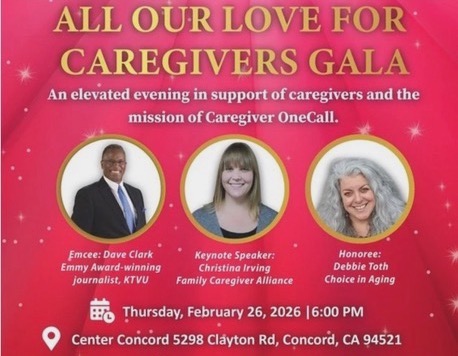 All Our Love for Caregivers gala poster crop